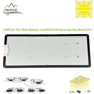 240Watt 600X240mm The Most Balance Lm301H Full Spectrum Sun Board Pro
