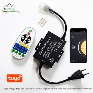 MufueTuya wifi high voltage 23-key two-color temperature controller